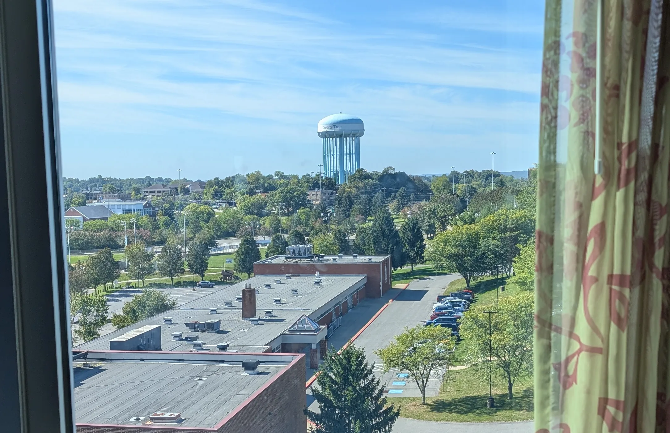 Watertower from hotel window