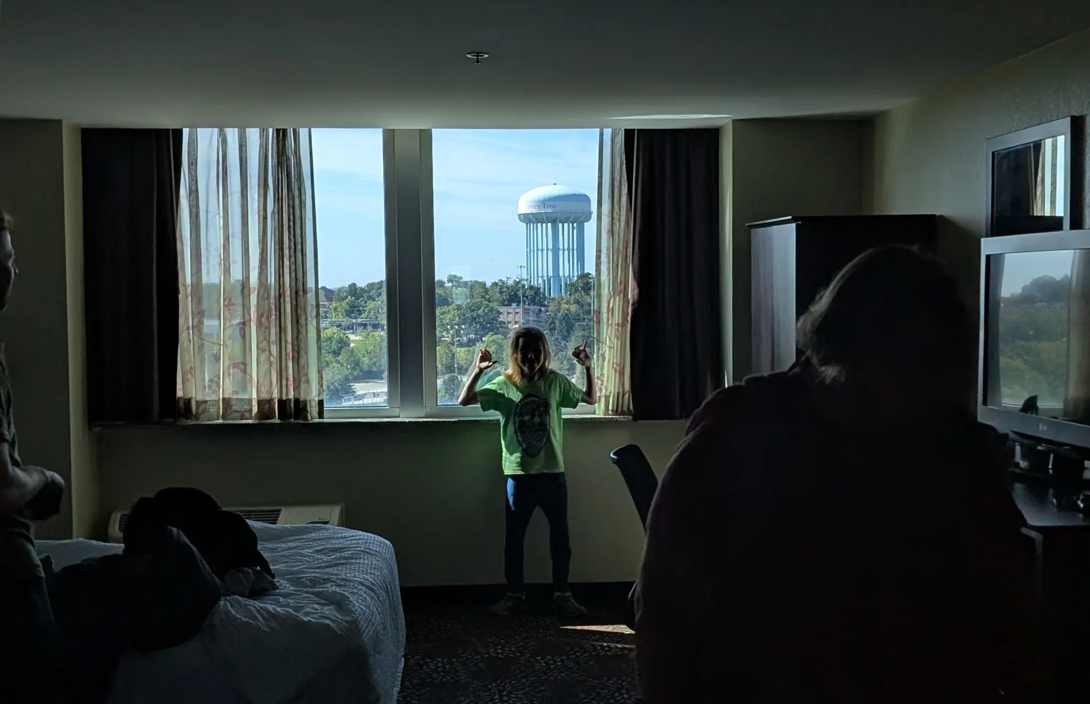 Watertower from hotel window